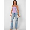 image:imageTrendy Queen Womens Off Shoulder Tube TopLight Purple