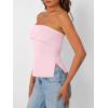 image:imageTrendy Queen Womens Off Shoulder Tube TopLightpink