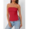 image:imageTrendy Queen Womens Off Shoulder Tube TopRed
