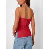 image:imageTrendy Queen Womens Off Shoulder Tube TopRed