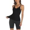 image:imageTrendy Queen Womens Racerback Ribbed Tank Tops Soft Stretch V Neck Workout Casual Tops Summer Sleeveless Crop CamisoleBlack