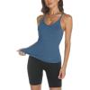 image:imageTrendy Queen Womens Racerback Ribbed Tank Tops Soft Stretch V Neck Workout Casual Tops Summer Sleeveless Crop CamisoleBlue