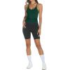 image:imageTrendy Queen Womens Racerback Ribbed Tank Tops Soft Stretch V Neck Workout Casual Tops Summer Sleeveless Crop CamisoleDarkgreen