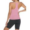image:imageTrendy Queen Womens Racerback Ribbed Tank Tops Soft Stretch V Neck Workout Casual Tops Summer Sleeveless Crop CamisolePink