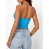 image:imageTrendy Queen Womens Strapless Bandeau Crop TopBlue