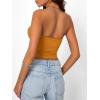 image:imageTrendy Queen Womens Strapless Bandeau Crop TopGolden Ochre