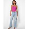 image:imageTrendy Queen Womens Strapless Bandeau Crop TopHotpink