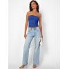 image:imageTrendy Queen Womens Strapless Bandeau Crop TopRoyalblue