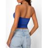 image:imageTrendy Queen Womens Strapless Bandeau Crop TopRoyalblue