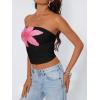 image:imageTrendy Queen Womens Y2K Tube Tops Butter Soft NonSlip Strapless Crop Top Stretchy Bandeau Summer ClothesBlack
