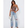 image:imageTrendy Queen Womens Y2K Tube Tops Butter Soft NonSlip Strapless Crop Top Stretchy Bandeau Summer ClothesLeopard