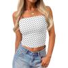 White Polka Dots