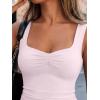 image:imageTrendy Queen Summer Going Out Top for Women Double Lined Crop Tank Top Backless Sweetheart Neckline Corset Teen Cute BustierLight Pink