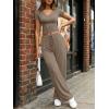 image:imageTrendy Queen 2 Piece Lounge Sets for Women Summer Outfits 2026 Fashion Two Piece Loungewear Spring Outfits ClothesMocha