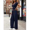 image:imageTrendy Queen 2 Piece Lounge Sets for Women Summer Outfits 2026 Fashion Two Piece Loungewear Spring Outfits ClothesNavy