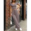 image:imageTrendy Queen 2 Piece Lounge Sets for Women Summer Outfits 2026 Fashion Two Piece Loungewear Spring Outfits ClothesRose Taupe