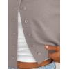 image:imageTrendy Queen Cropped Short Sleeve Cardigan Sweaters for Women Summer Lightweight Spring Outfits Y2k Fashion Clothes 2026Camel