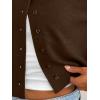 image:imageTrendy Queen Cropped Short Sleeve Cardigan Sweaters for Women Summer Lightweight Spring Outfits Y2k Fashion Clothes 2026Chocolate Brown