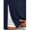 image:imageTrendy Queen Cropped Short Sleeve Cardigan Sweaters for Women Summer Lightweight Spring Outfits Y2k Fashion Clothes 2026Navy Blue
