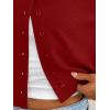 image:imageTrendy Queen Cropped Short Sleeve Cardigan Sweaters for Women Summer Lightweight Spring Outfits Y2k Fashion Clothes 2026Red