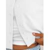 image:imageTrendy Queen Cropped Short Sleeve Cardigan Sweaters for Women Summer Lightweight Spring Outfits Y2k Fashion Clothes 2026White