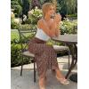 image:imageTrendy Queen Floral Long Skirts for Women Trendy Mesh Y2k Skirt Bodycon Dress Vacation Outfits Summer Clothes 2026Brown Floral