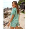 image:imageTrendy Queen Short Sets Women 2 Piece Summer Vacation Beach Outfits Going Out Matching Clothes Cute Striped Tie Front TopsGreen