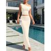 image:imageTrendy Queen Skirt Sets Women 2 Piece Going Out Dressy Outfits 2026 Summer Sexy Maxi Bodycon Dress Off The Shoulder Crop TopsApricot