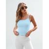 image:imageTrendy Queen Spaghetti Strap Crop Tank Tops for Women Cute Summer Camisoles for Teens Fitted Basic Layering Cami UndershirtsBabyblue