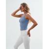 image:imageTrendy Queen Spaghetti Strap Crop Tank Tops for Women Cute Summer Camisoles for Teens Fitted Basic Layering Cami UndershirtsBlue