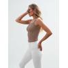 image:imageTrendy Queen Spaghetti Strap Crop Tank Tops for Women Cute Summer Camisoles for Teens Fitted Basic Layering Cami UndershirtsCoffee