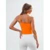 image:imageTrendy Queen Spaghetti Strap Crop Tank Tops for Women Cute Summer Camisoles for Teens Fitted Basic Layering Cami UndershirtsOrange