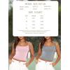 image:imageTrendy Queen Spaghetti Strap Crop Tank Tops for Women Cute Summer Camisoles for Teens Fitted Basic Layering Cami UndershirtsWhite