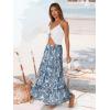 image:imageTrendy Queen Vacation Outfits Long Skirts for Women Boho Maxi Skirt Elastic High Waist Dress with Pockets FashionWhitebackgroundwithbf