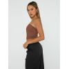image:imageTrendy Queen Womens 3 Pack Tube Tops Crop Going Out Strapless Basic Backless Bandeau Bra Summer OutfitsBlack white coffee