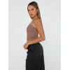 image:imageTrendy Queen Womens 3 Pack Tube Tops Crop Going Out Strapless Basic Backless Bandeau Bra Summer OutfitsWhite black coffee Grey