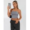 image:imageTrendy Queen Womens 3 Pack Tube Tops Crop Going Out Strapless Basic Backless Bandeau Bra Summer OutfitsWhite black grey