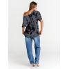 image:imageTrendy Queen Womens Off The Shoulder Tops Oversized TShirts Short Sleeve Tees Summer 2026 Casual Spring ClothesCamodarkgrey