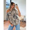 image:imageTrendy Queen Womens Off The Shoulder Tops Oversized TShirts Short Sleeve Tees Summer 2026 Casual Spring ClothesCamokhakigrey