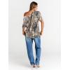 image:imageTrendy Queen Womens Off The Shoulder Tops Oversized TShirts Short Sleeve Tees Summer 2026 Casual Spring ClothesCamokhakigrey