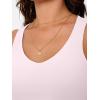 image:imageTrendy Queen Womens Tank Tops Double Lined Crop Sleeveless Going Out Camisole Summer Fashion Basic Soft Spring Clothes 2026Pink