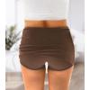 image:imageAnotherChill Womens Low Waist Micro Mini Skorts Skirt with Builtin Shorts Sexy Stretch Black Skirts Basic Summer OutfitsBrown