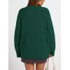 image:imageTrendy Queen Womens Oversized Cable Knit Crewneck Sweaters Cozy Winter ClothesGreen