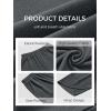 image:imageTrendy Queen Womens Wide Leg Pants Soft Cotton Blend with Pockets for Casual SummerBlackgrey