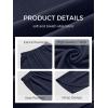 image:imageTrendy Queen Womens Wide Leg Pants Soft Cotton Blend with Pockets for Casual SummerDark Blue