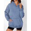 image:imageTrendy Queen Oversized Hoodies for Women Teen Girl Winter Sweatshirt Cute Acid Wash PulloverBlue