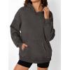 image:imageTrendy Queen Oversized Hoodies for Women Teen Girl Winter Sweatshirt Cute Acid Wash PulloverGrey
