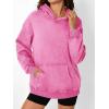 image:imageTrendy Queen Oversized Hoodies for Women Teen Girl Winter Sweatshirt Cute Acid Wash PulloverPink