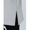 image:imageTrendy Queen Oversized Side Slit Tshirts for Women Long Sleeve Workout Tops Fall Fashion Gym Casual Tees Basic Y2K ClothesGrey