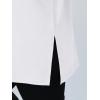 image:imageTrendy Queen Oversized Side Slit Tshirts for Women Long Sleeve Workout Tops Fall Fashion Gym Casual Tees Basic Y2K ClothesWhite